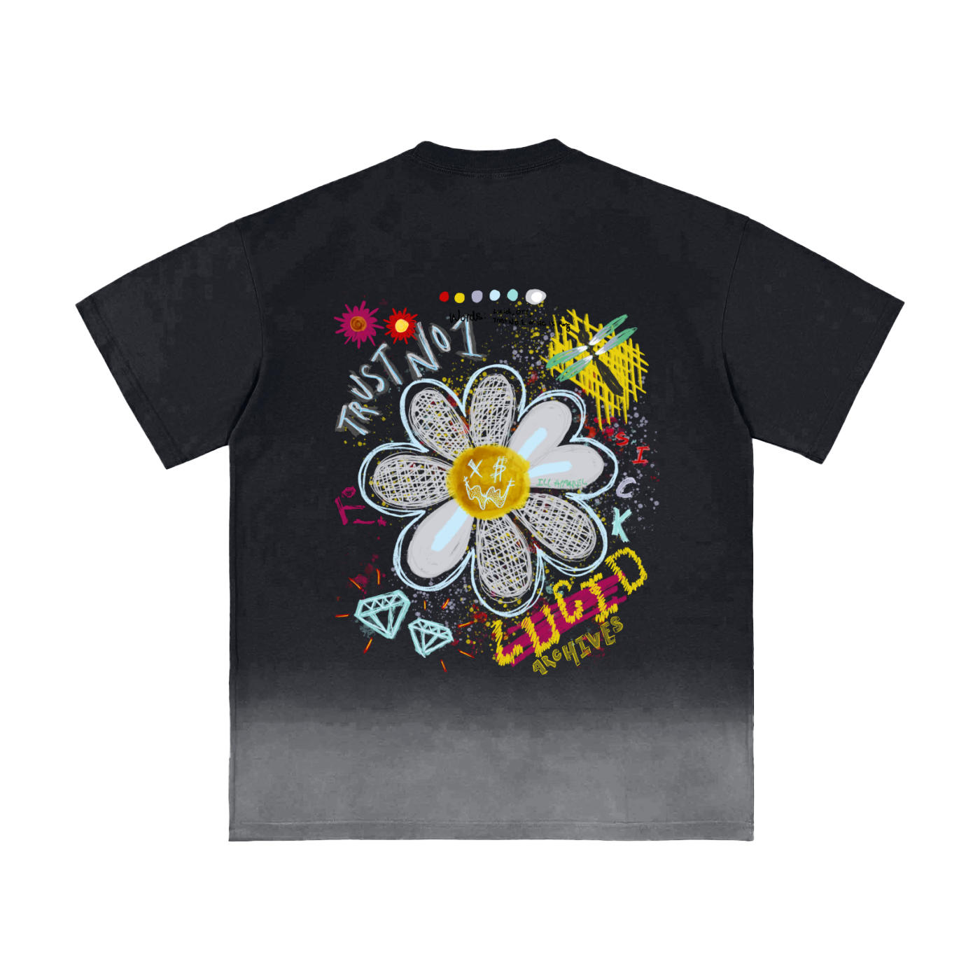 ILL APPAREL,Slashed ,T-Shirt