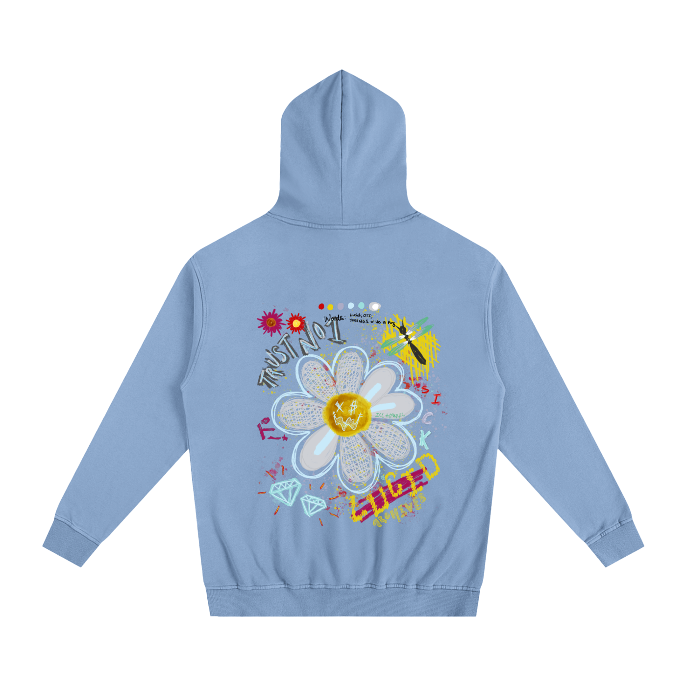 ILL APPAREL,Slashed ,Hoodie,ILL